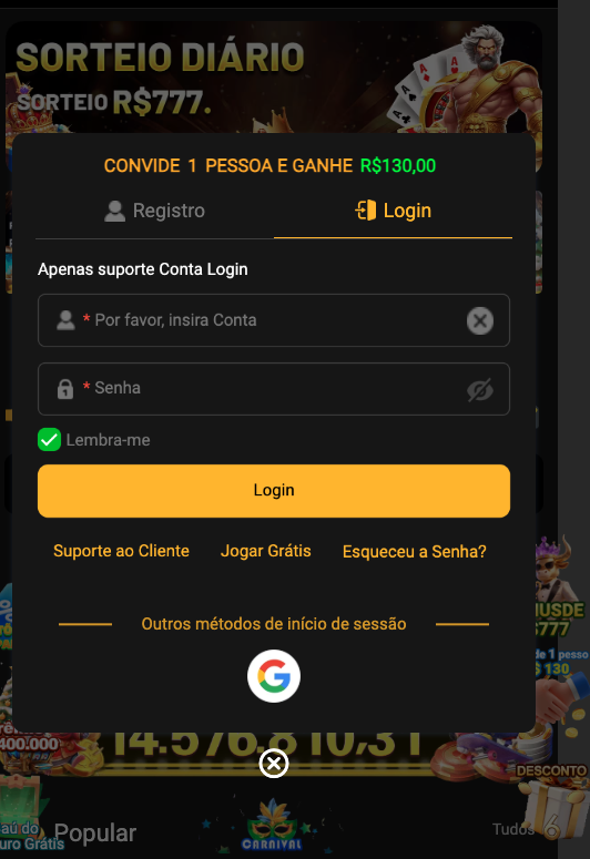 Aplicativo móvel 5hbet